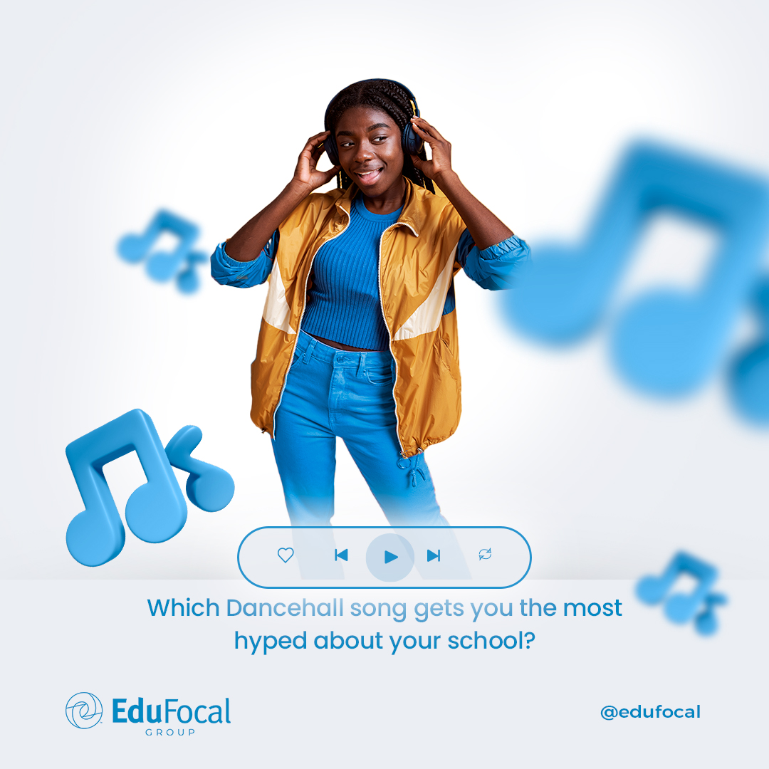 Drop a #Dancehall song and that one line that gets you super hyped about your high school 🎶🎤

Let's see who comes out on top 📚🎙️

#Music #Jamaica #EducationInJamaica #Dancehall #YesToEducation #LearningIsFun #PEP #PEPSuccess