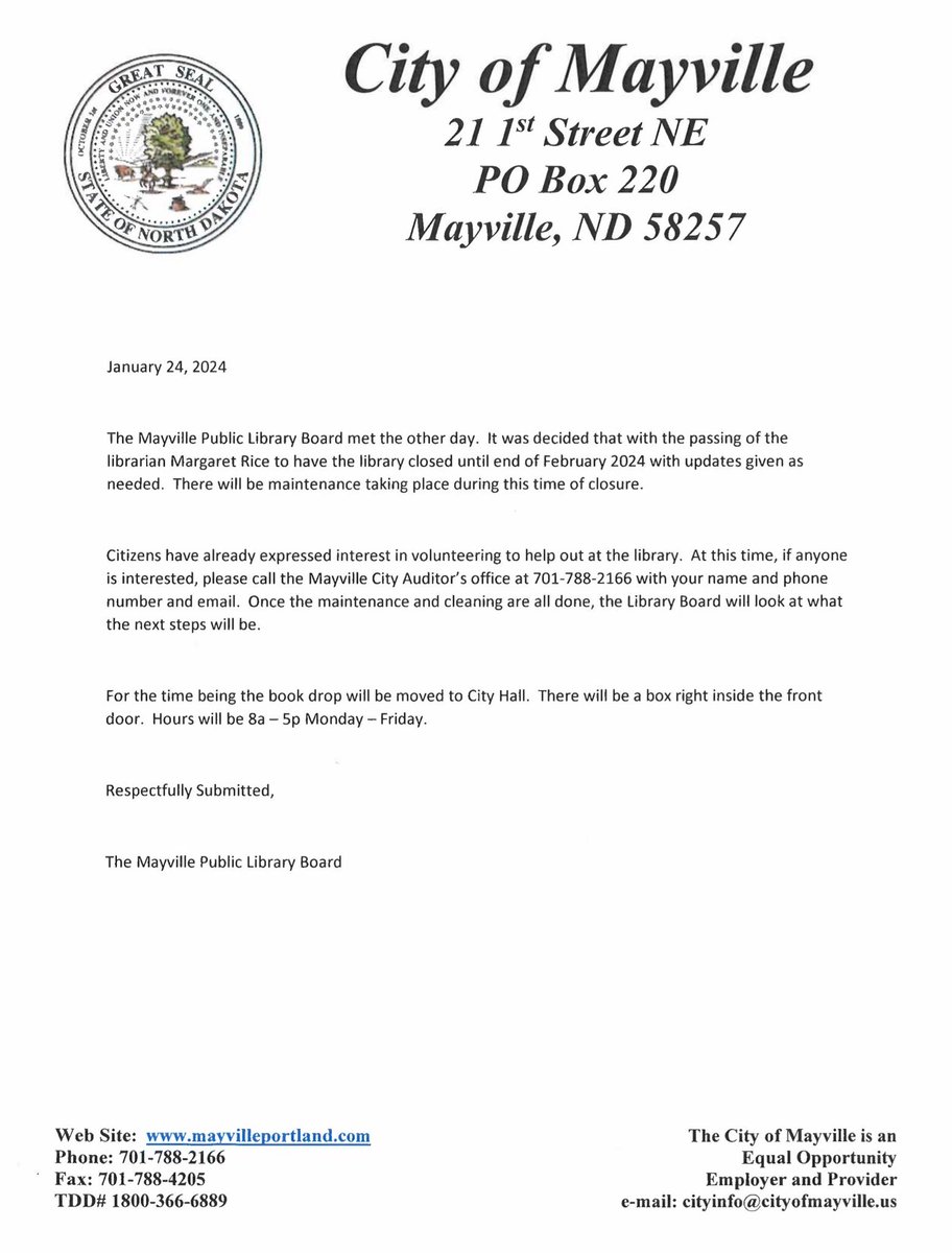 Mayville-Portland tweet media