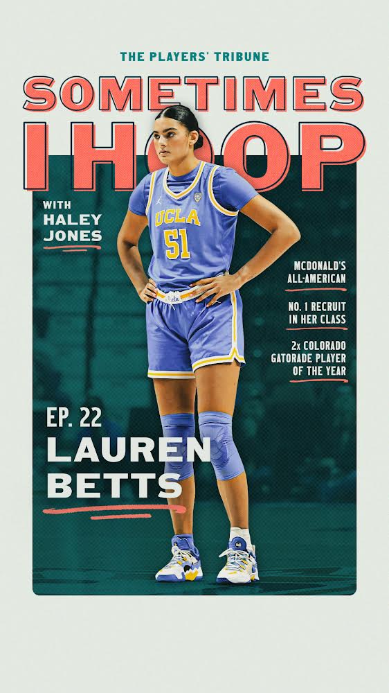 That’s right … #SometimesIHoop is BACK! This week, @laurenbetts12 joins @haleyjoness13 to discuss everything from how tough the @pac12 is to transferring to @UCLAWBB and what that did for her confidence on the court. 

The future looks bright for the 6’7” center who’s stepping
