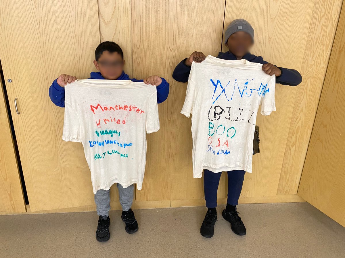 Creative Freedom is always present in Boys Club. This week we designed awesome T-Shirts and were having fun creating some slime #Creativity #Camden