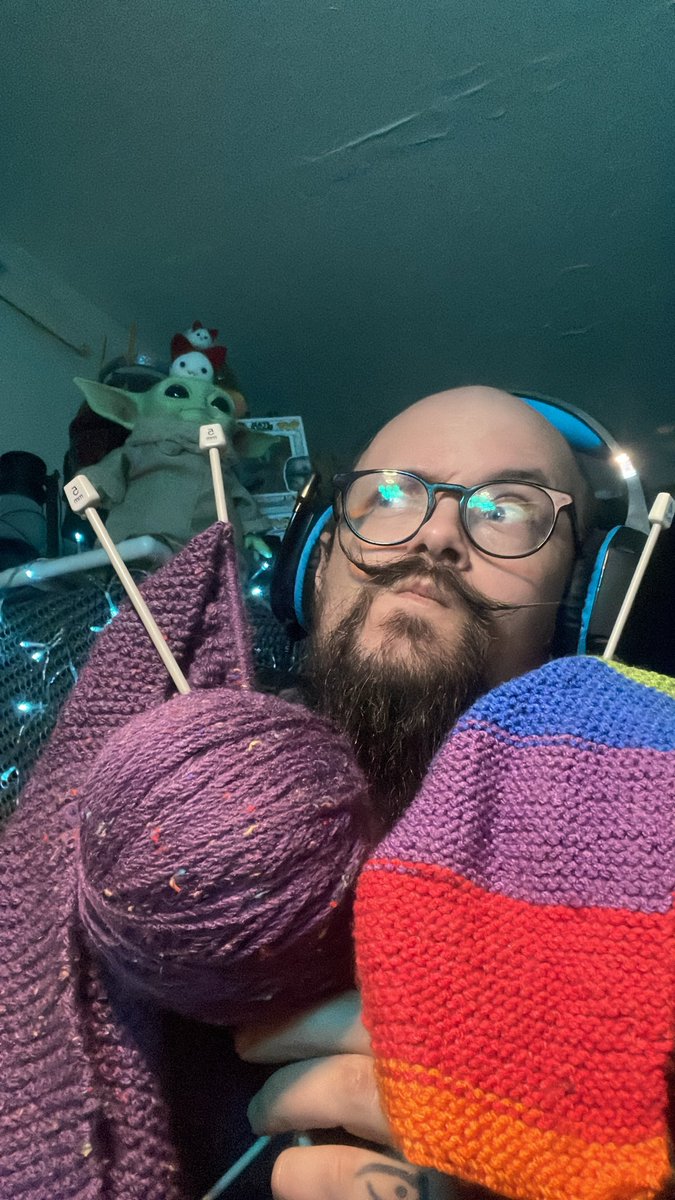 Hey Tea dragon Crew, Camander_dante has filled the bucket  and he is going live twitch.tv/camander_dante ! get to your battle stations #kniting #fiberarts #handmade #handcrafted #Neurodivergent #goth #smallstreamer let’s fundraise for the Sophie Lancaster foundation