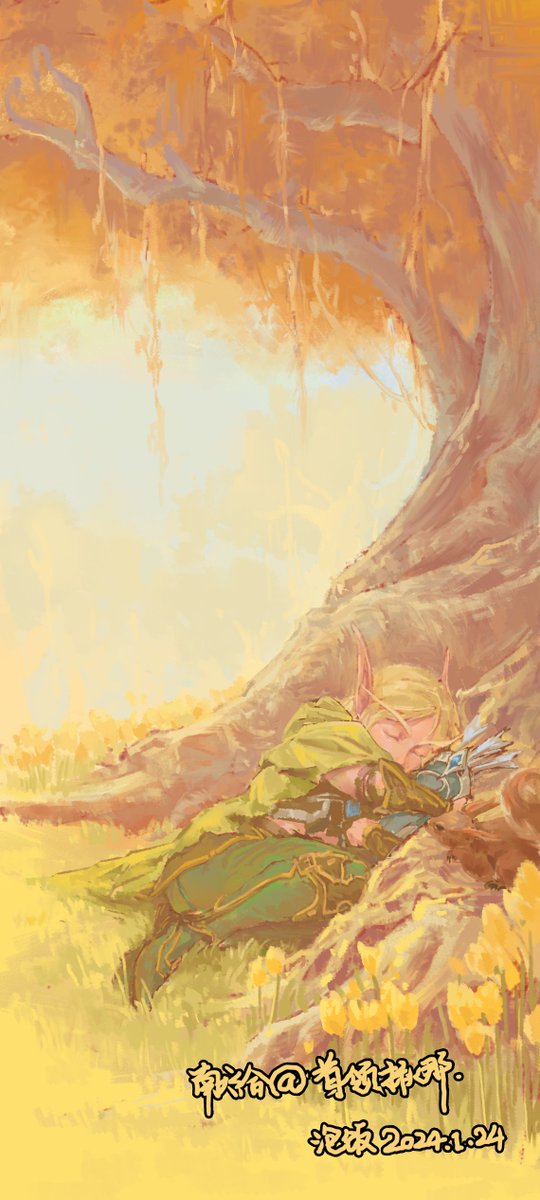 #Sylvanas Banshee's dream, the young ranger sleeping in the “Land of Eternal Spring”. No scourge, no pain, and the tulips didn't wilt.