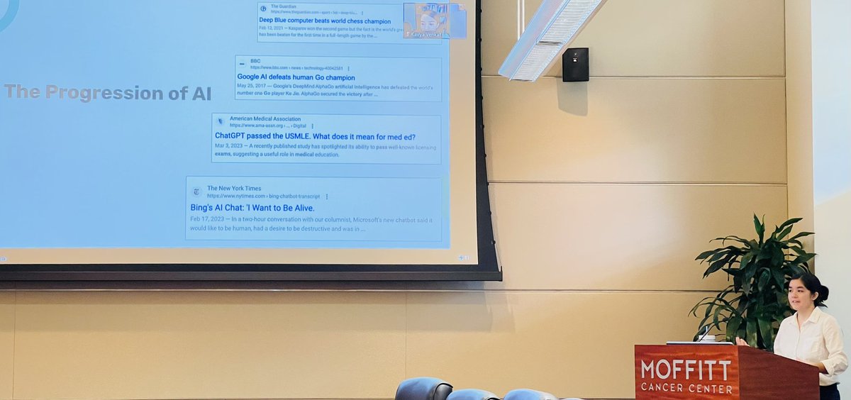 Molecular AI Lab (@amkarolak) on Twitter photo Today’s <a href="/ml4onco/">Moffitt Machine Learning</a> rEsearch in progress MachinE leaRninG mEetings (EMERGE). Our presenters are: Kavya Venkatesan and Isabel Ung from Rasool Lab <a href="/Gxrasool/">Ghulam Rasool</a> talking about progression of AI and common misconceptions regarding Large Language Models. Today’s <a href="/ml4onco/">Moffitt Machine Learning</a> rEsearch in progress MachinE leaRninG mEetings (EMERGE). Our presenters are: Kavya Venkatesan and Isabel Ung from Rasool Lab <a href="/Gxrasool/">Ghulam Rasool</a> talking about progression of AI and common misconceptions regarding Large Language Models.