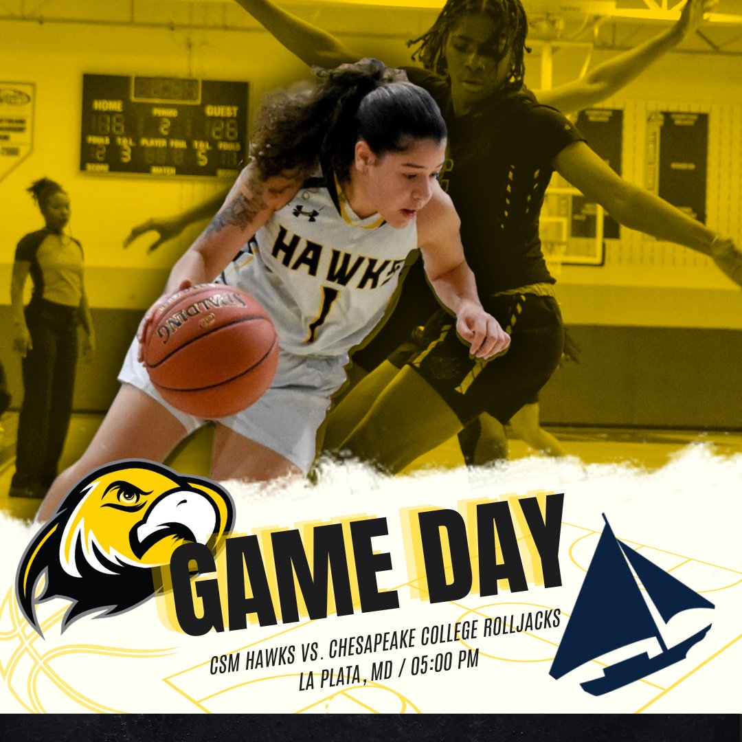 CSMHawksATH's tweet photo. Get ready for a thrilling evening of basketball! Our Women's and Men's Teams are facing off against Chesapeake College today at 5PM (W) and 7PM (M). Come and show your support for #CSMHawksWBB and #CSMHawksMBB. Let's go, Hawks! ππ¦
https://t.co/2J6xOS9mxX