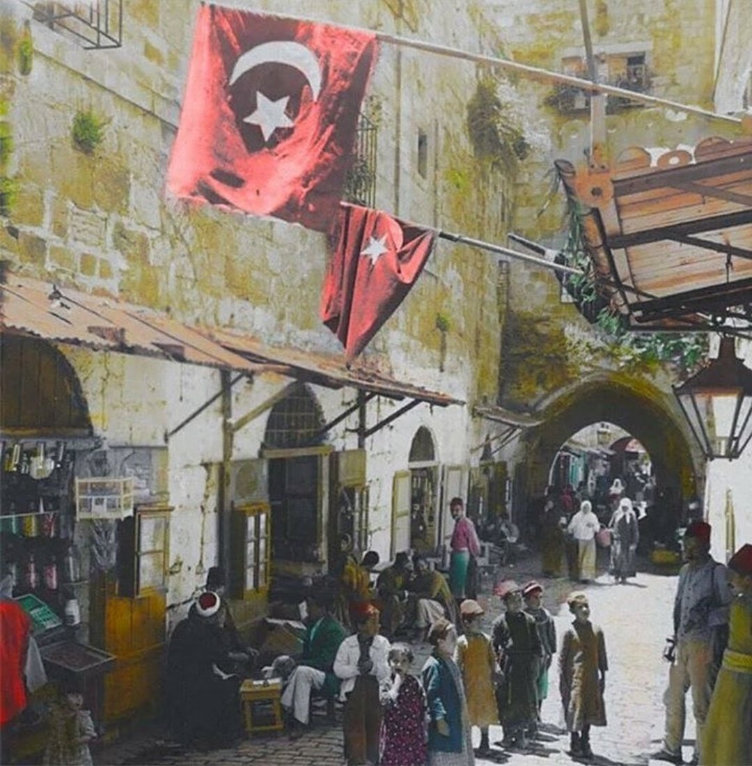 Osmanlı hakimiyetin de iken Kudüs sokakları