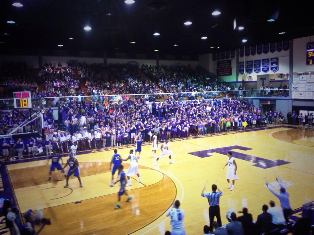 Notice how everyone on the lower level used to stand? Now I get yelled at by people behind me when I stand.