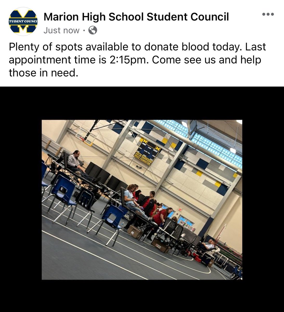 MarionHSStuCo's tweet photo. https://t.co/lbeG7gMdPV