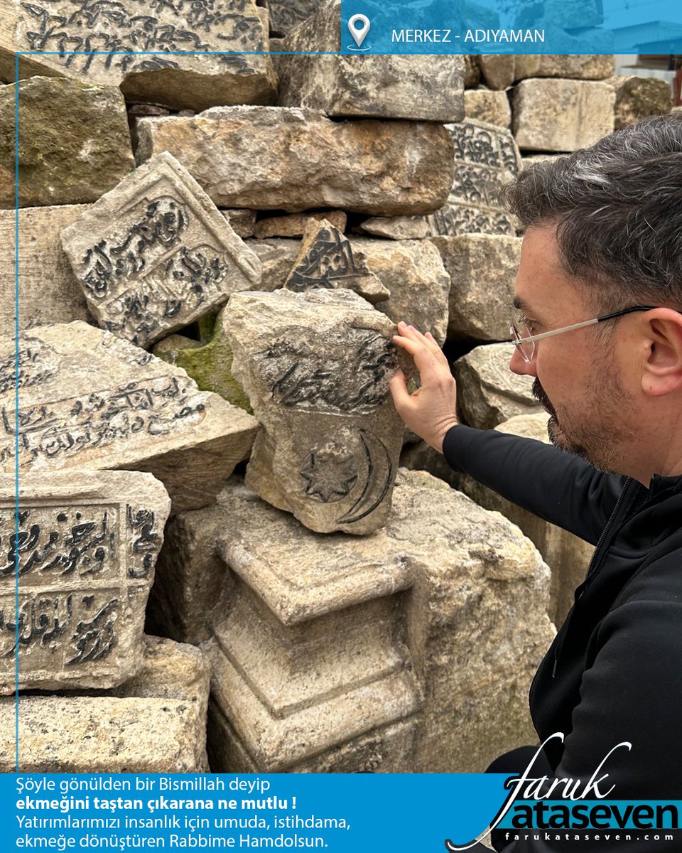 Şöyle gönülden bir Bismillah deyip
ekmeğini taştan çıkarana ne mutlu!
Yatırımlarımızı insanlık için umuda, istihdama, ekmeğe dönüştüren Rabbime Hamdolsun.