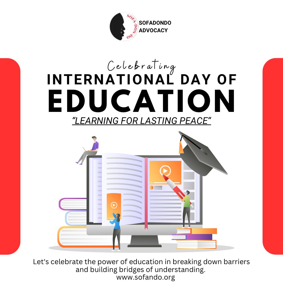 Happy International Day of Education.
•
•
•
#EducationJustice4ALL #EducationDay2024 #SofaDonDo #Safelearningspaces