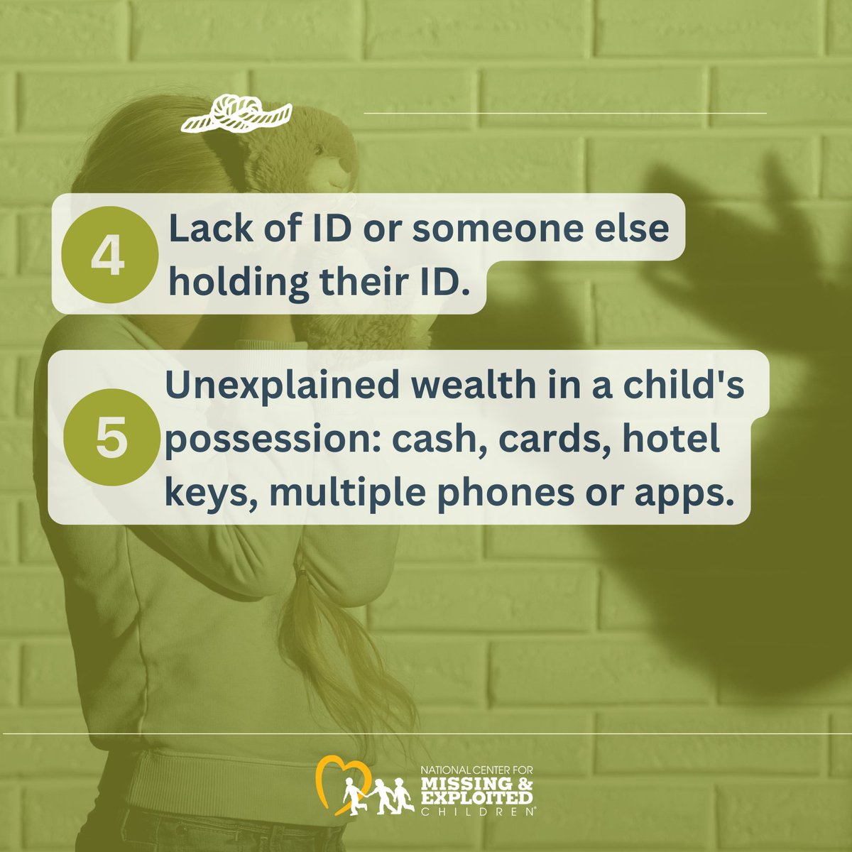 Be a hero in the fight against child sex trafficking! Contrary to common belief, it's not always hidden. Unfortunately, it often occurs right before our eyes. Watch out for signs in children you know; you could make a difference! #EndChildTrafficking #AwarenessMatters