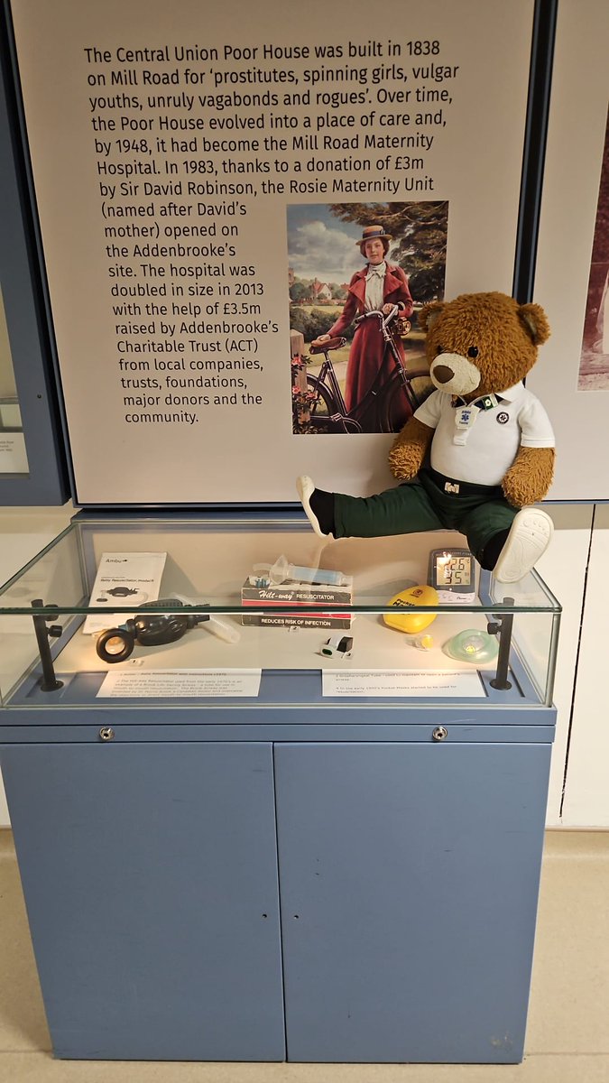 BDMed_Bear's tweet photo. Did any of my #uk friends know there's a little museum inside #Addenbrooks hospital? Check out my pics - It's actually pretty cool! #bearswithjobs #history #education #Cambridgeshire https://t.co/AwTIUlaHxj