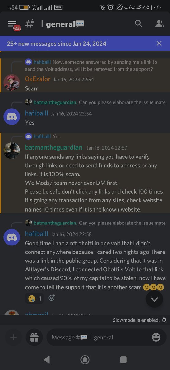 My "Oh Ottie #1059" NFT was stolen! I lost my entire life savings!😭😭😭  
 
I got robbed! Hacker used Altlayer's discord chat {<a href="/alt_layer/">AltLayer</a>} and posted a phishing link, i used that link and i have been hacked! hacker sold my nft for 4300$ {1.72 Eth in 14th Jan 2024}!
