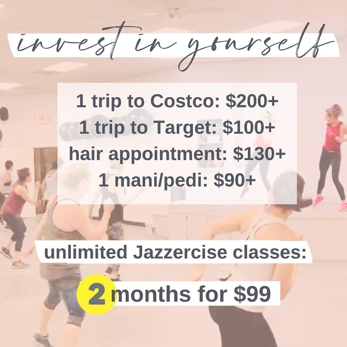 JazzerciseChico's tweet photo. You’re worth it! 🥰

Unlimited cardio and strength classes for 2 months is a great way to kickstart healthy habits for 2024 ✨

Hurry, this sale won’t last much longer!  https://t.co/a6boovelKC https://t.co/OPiYjkGXWs