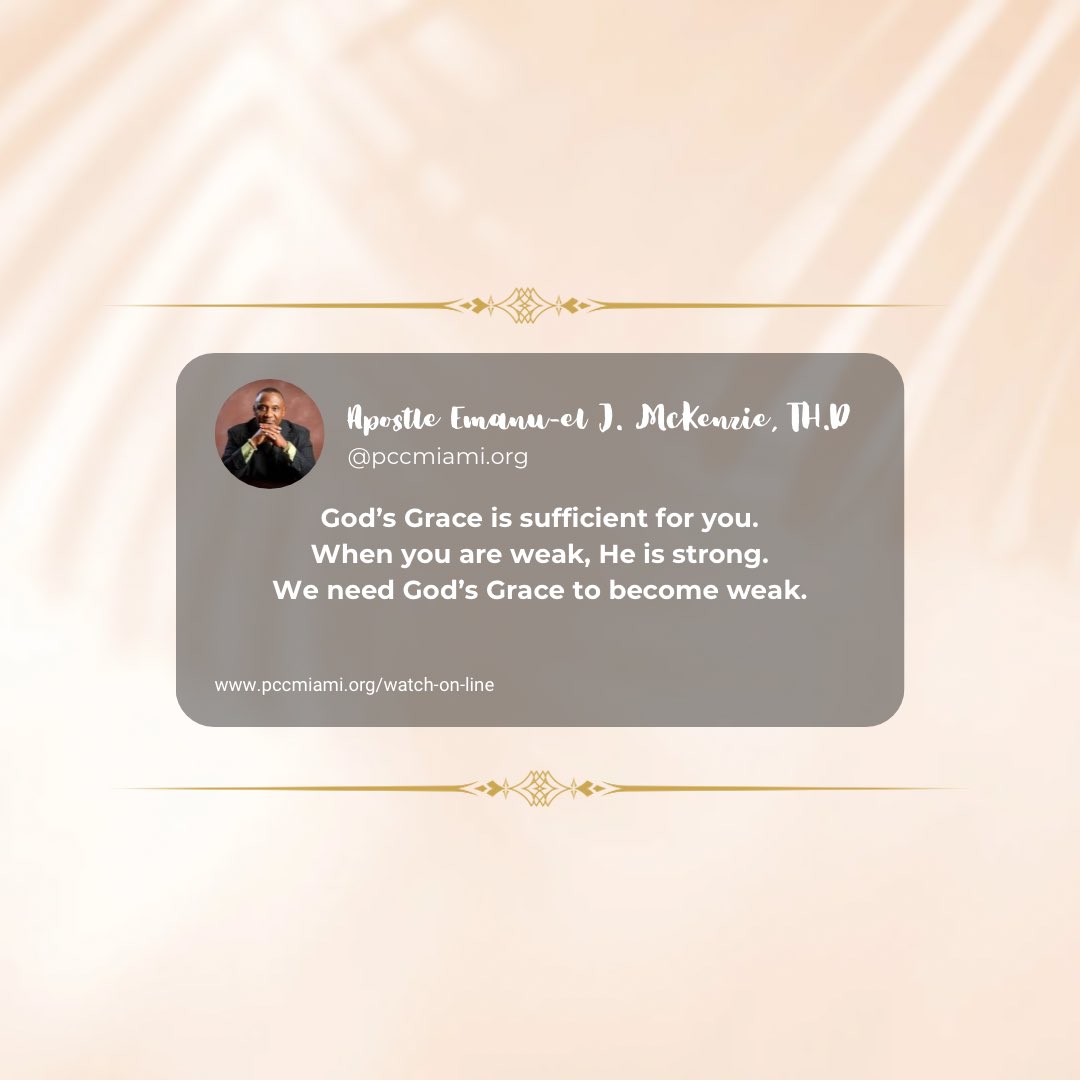 drejmckenzie's tweet photo. God is strong when you are weak. 2 Cor. 12:9; And He said to me, “My grace is sufficient for you, My strength is made perfect in weakness.” #PCC #Grace #Weak #Strong #Pray https://t.co/7680nHTjRm