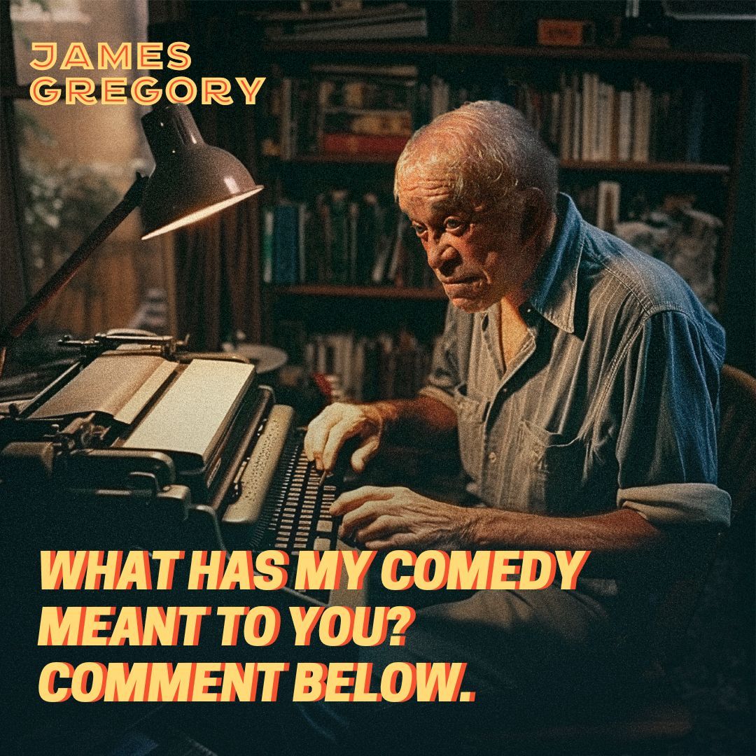 Hey friends! I am currently wrapping up my memoir which will be available this fall and I want to include YOU! Tell me what my comedy has meant to you in the comments below and be sure to leave your full name and hometown for a chance to be included in my book.

#jamesgregory