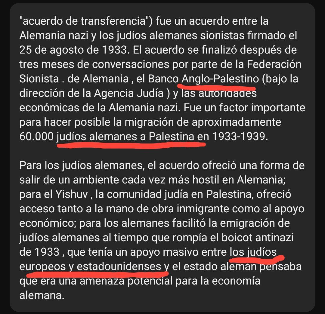 marianpy1's tweet photo. Los acuerdos de Haavara, una importante exposición sobre el arreglo entre Sionistas y la Alemania Nazi para la creación del "Estado de Israel" y facilitar la migración de Judíos Alemanes a Palestina
Se cae el teatro de sus raíces Semitas
Por supuesto la migración no fue gratis, https://t.co/YVvq5GAwm2