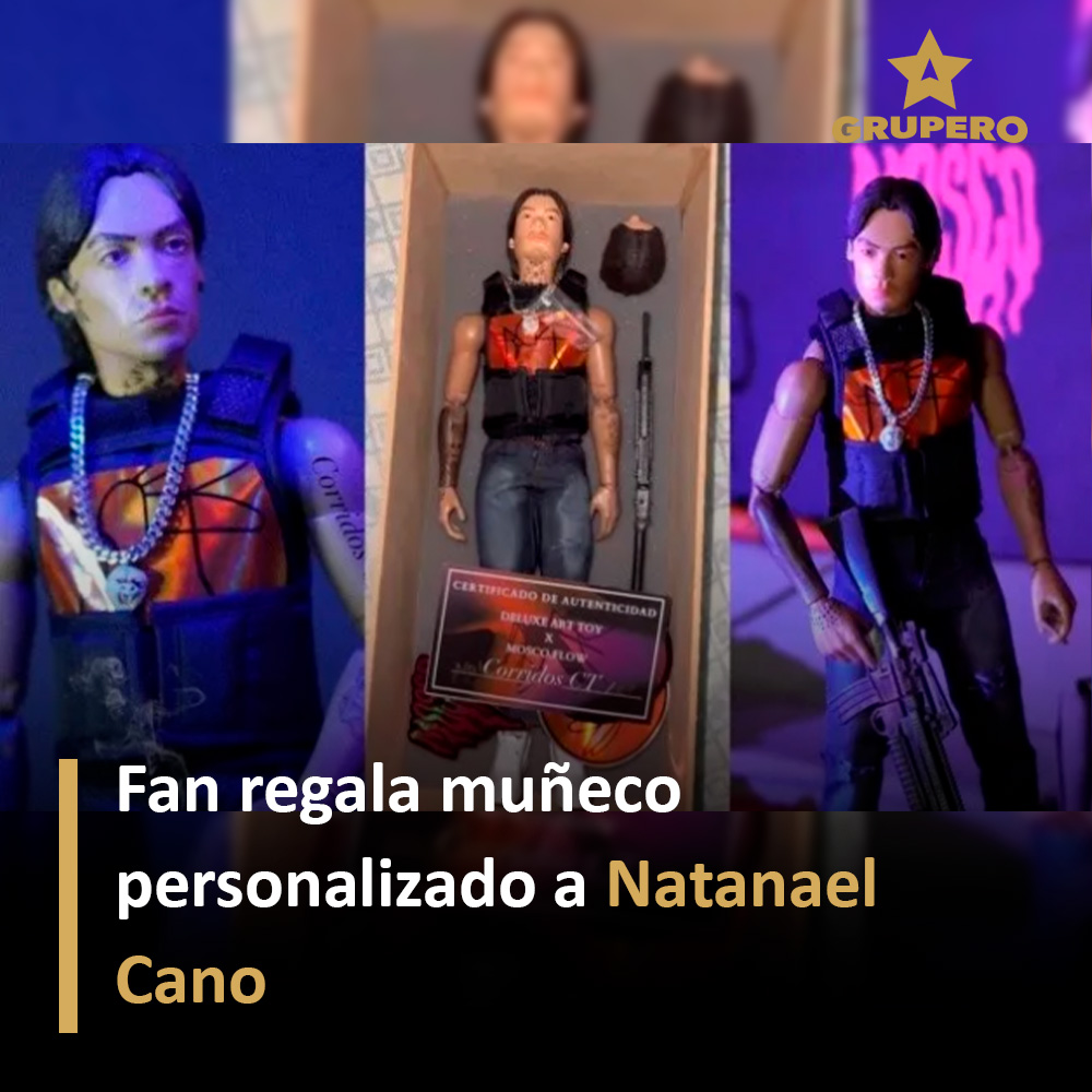 En redes sociales se ha viralizado una figura de acción bastante interesante, se trata de un muñeco personalizado que captura la esencia de Natanael Cano.
Más información en saps.com.mx
