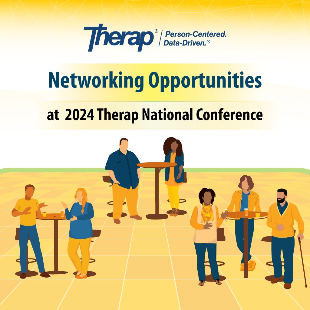 Therap Services (@therapservices) on Twitter photo Are you coming to the 2024 Therap National Conference? Take advantage of our new Networking Opportunities to connect with Therap Users and industry professionals.
To learn more, visit our National Conference schedule page: loom.ly/QD1K8FU
#Therap2024 #TherapServices Are you coming to the 2024 Therap National Conference? Take advantage of our new Networking Opportunities to connect with Therap Users and industry professionals.
To learn more, visit our National Conference schedule page: loom.ly/QD1K8FU
#Therap2024 #TherapServices