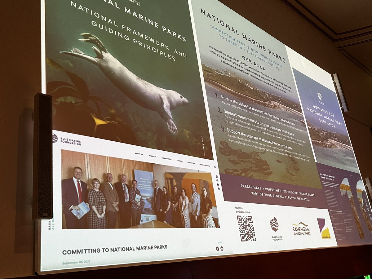 It’s been a very interesting first day of #CoastalFutures24 and great to see how our work is being recognised as part of the #OneCoast coalition and support for initiatives such as the #NationalMarineParks & the @APPGCoastalComm @CF_Conf