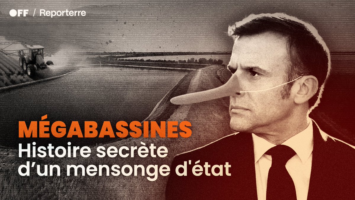 ⚡@EmmanuelMacron privilégie une agriculture d'exportation dopée aux pesticides au détriment de la majorité des agriculteurs @ClarisseFeletin ➡️ Le 7/02/24 sur off-investigation.fr/videos/ (abonnés) ➡️ Le 22/02/24 ici : youtube.com/channel/UCEFGC… (accès libre) 🙏 donorbox.org/reporterre-off…