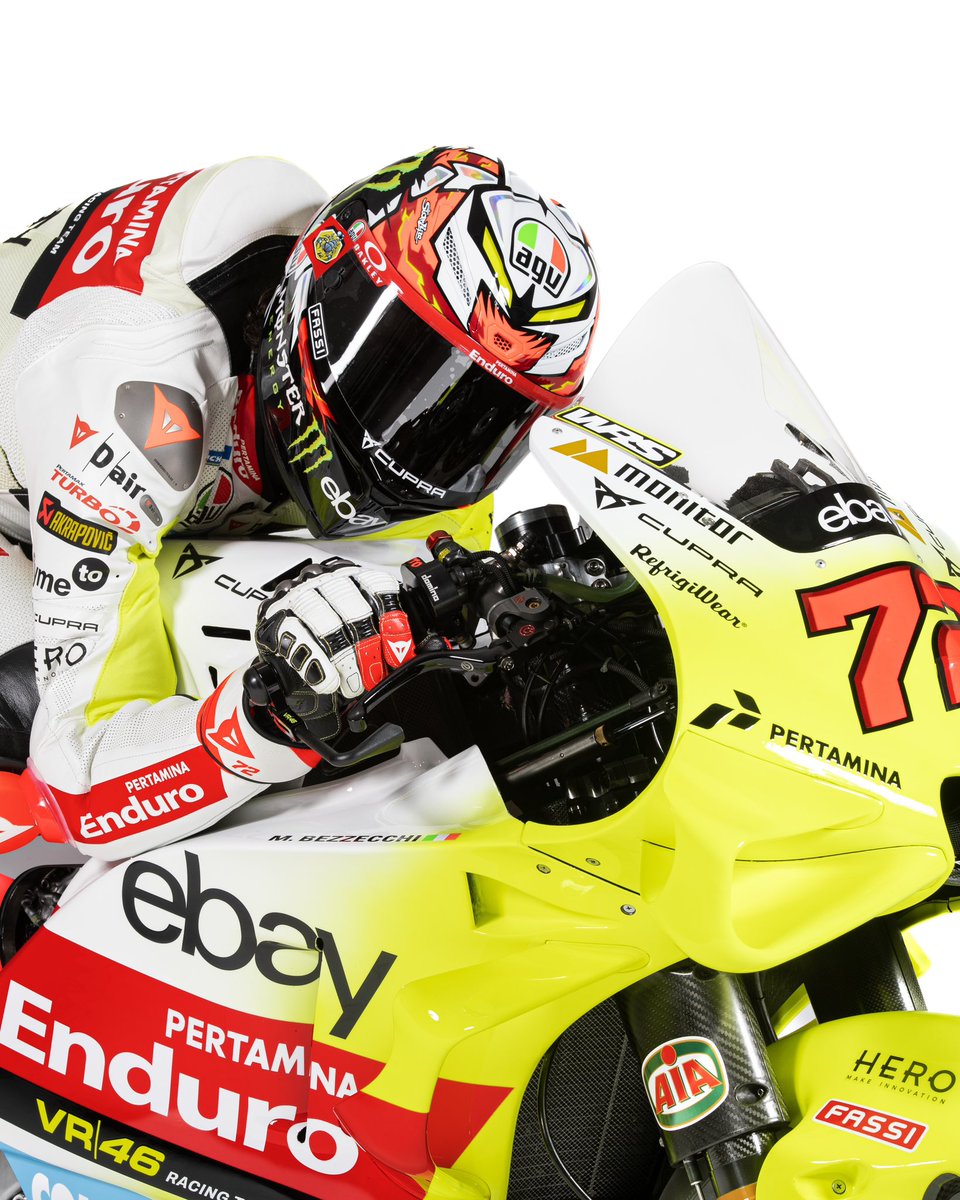 VRRidersAcademy's tweet image. Svelati nuovi colori @VR46RacingTeam 2024 di @Marco12_B 🔥