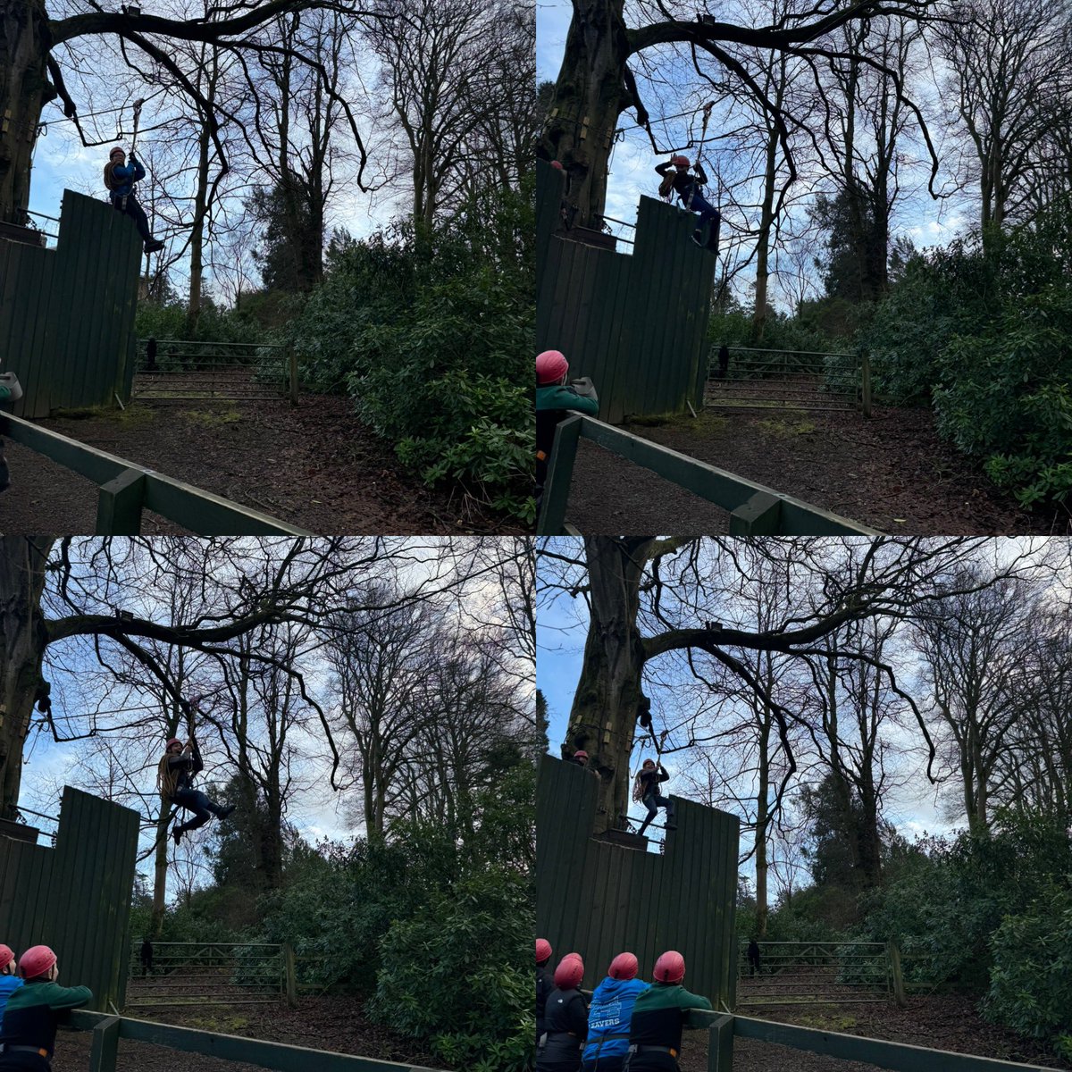 MissBroadley's tweet photo. Time for some zip lining @StBlanesGCC https://t.co/4o7grvpxHo