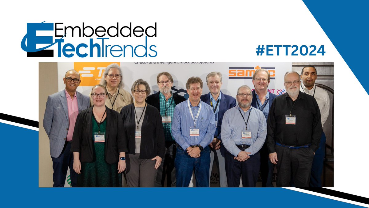 VITAStandards's tweet image. Thank you for another successful year at Embedded Tech Trends! Special thanks to our attending editors.

Continue sharing content and pictures with #ETT2024. Look for sponsor presentation content and videos soon!

#EmbeddedTechTrends #Embedded #OpenStandards