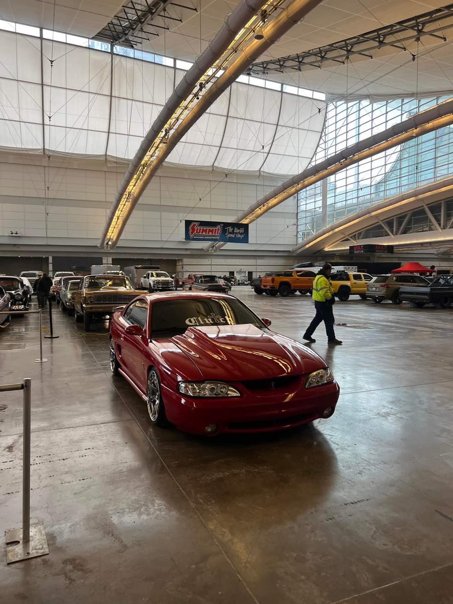 Revving up the excitement! 🏆 Trinity Senior Romen Simonelli clinched second place in the fierce Hardtop 1990-1999 Class at The 63rd Pittsburgh World of Wheels. 🚗✨ Romen, a master in Collision Repair at WACTC, restored his ’94 Mustang Cobra to perfection. A true automotive