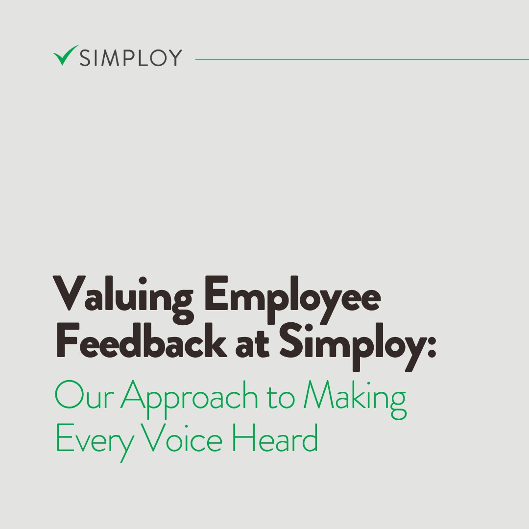 simploypeo's tweet image. 📣🌟 Valuing Employee Feedback at Simploy: Our Approach to Making Every Voice Heard 💬✨

🙏 Step One: A Big Thank You!
🤝 Step Two: Involvement in Solutions
🔍 Step Three: Encouraging Problem-Solving

#EmployeeFeedback #TeamInvolvement #ContinuousImprovement #HRInnovation 🚀💼