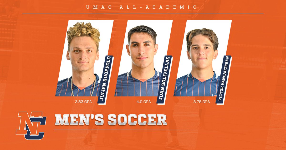 11 Northland Men's Soccer Players made UMAC Fall Academic All-Conference