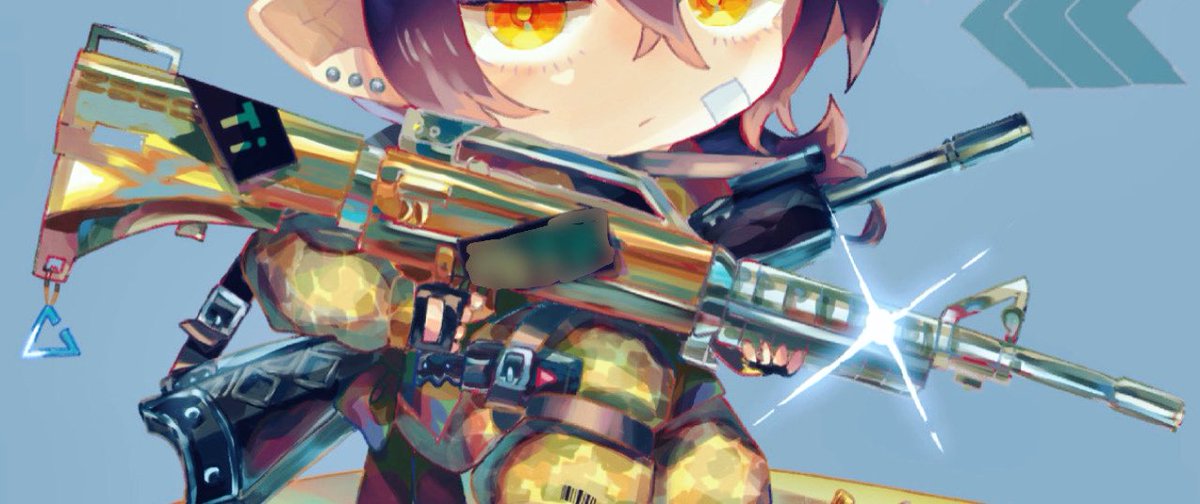 「M4A1」|しくれ🍑1/22 ブルマ5 D-24のイラスト