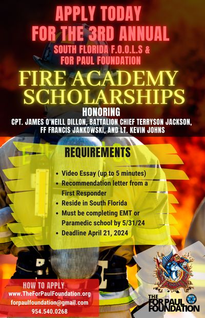 BraxtonCollege's tweet photo. Scholarship Opportunities! 
Paramedic Scholarships https://t.co/DB4bjDeBo4
EMT Scholarships https://t.co/zjk405RbsS
Fire Academy Scholarships https://t.co/681peB07Dl
**Deadline for all applications is 4/21/24**
#EMS #FST #EMT #Firefighter #Paramedic https://t.co/DmnuWqY24v