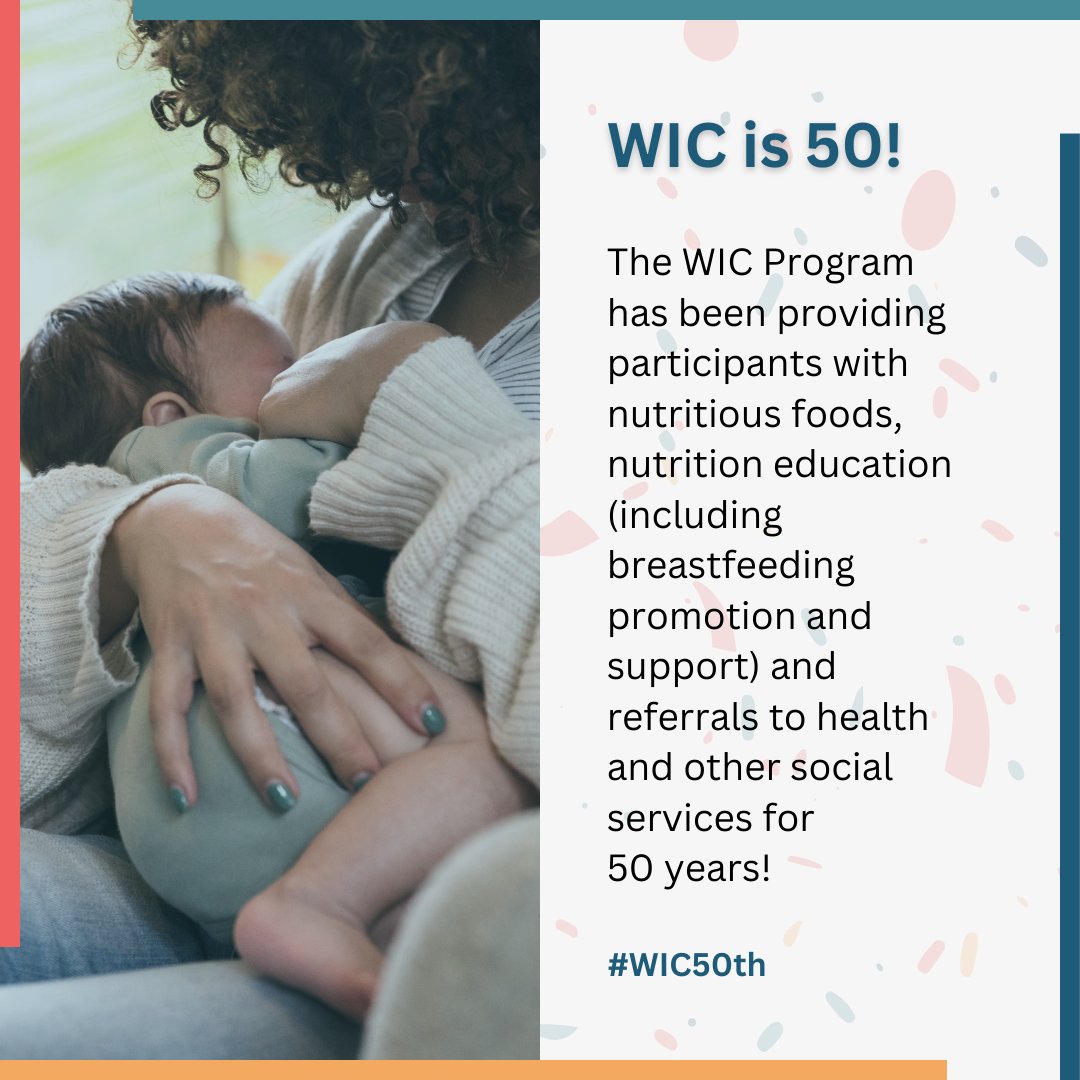 Join us in celebrating 50 years of WIC! We’re proud to have helped women, infants, and children in NYC get the supplemental nutrition they need to thrive. #WIC50th