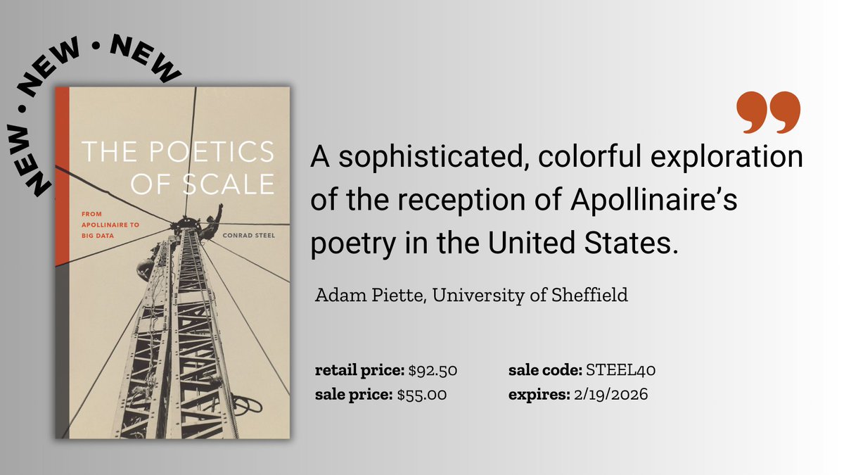 Interested in the history of Apollinaire’s influence on the poetry of the United States? Find this and more at our website! @‌LouisvillConf #LiteraryStudies #LiteraryCriticism #AmericanLiterature #LiteraryHistory