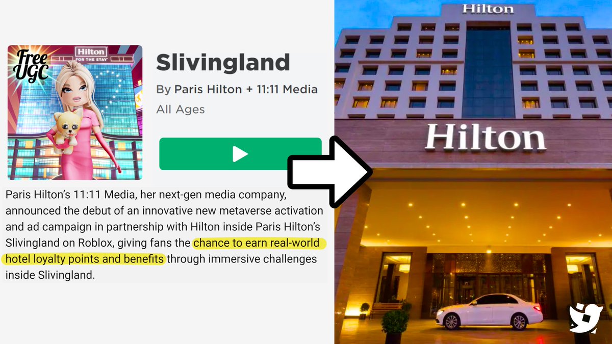 Roblox players can now earn real-world Hilton Hotel points and rewards by completing challenges in the official Slivingland experience created by Paris Hilton.