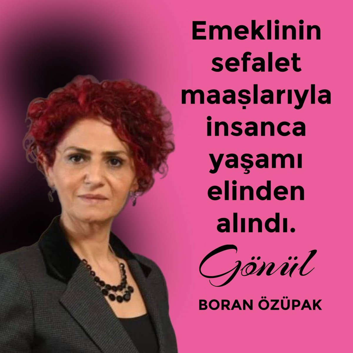 alperozupak's tweet photo. "Emeklinin sefalet maaṣlarıyla insanca yaşamı elinden alındı"

Gönül BORAN ÖZÜPAK
@gonulborann 
#emekli https://t.co/wBCnjcS0Lg