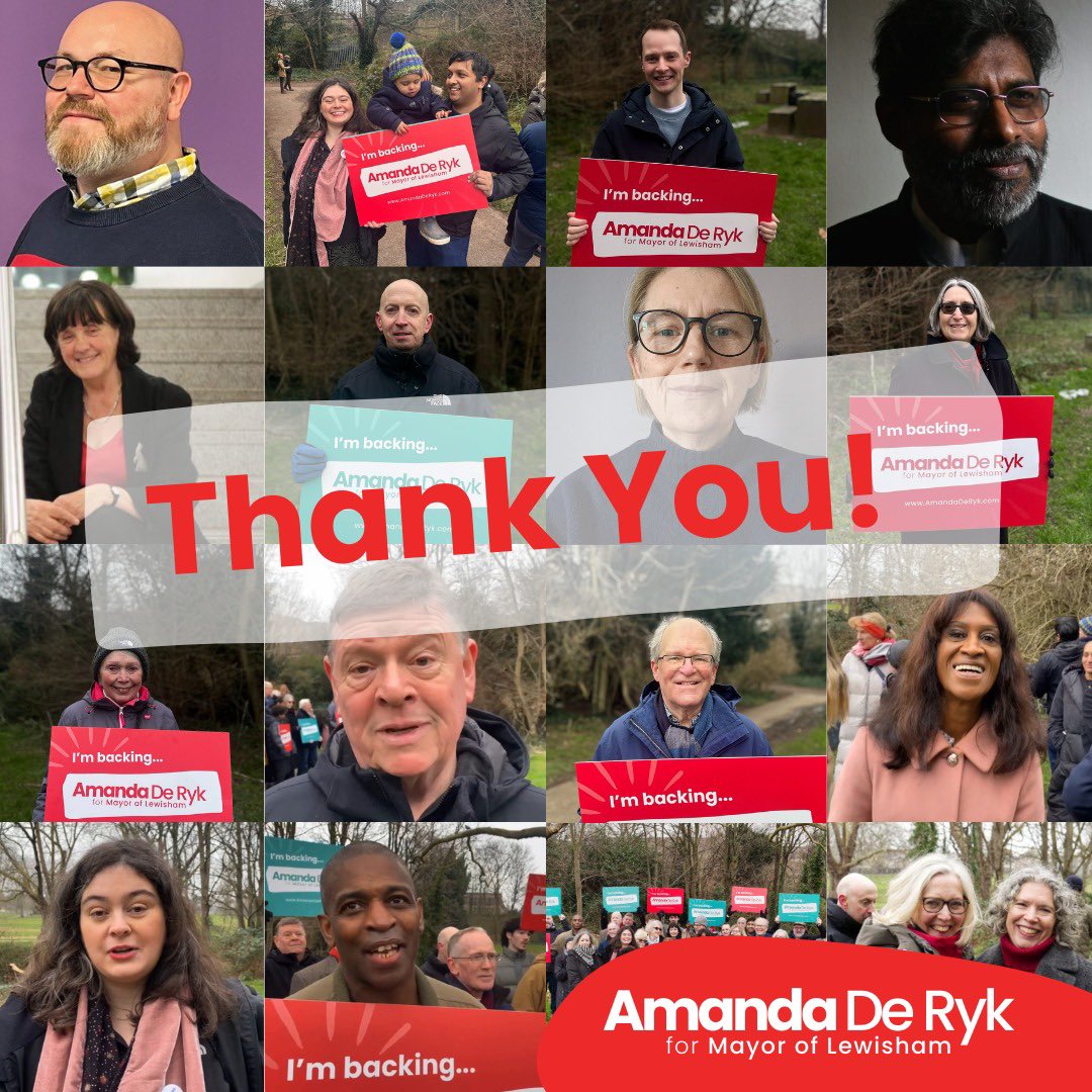 Thank you to every Lewisham Labour member who voted for me in the Mayoral selection. It was an honour to stand with @Brenda_Dacres – and I’m looking forward to getting out on the doorstep supporting her to be our next Mayor 🌹