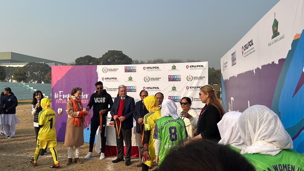 Thank you <a href="/CanHCPakistan/">Canada in Pakistan</a> <a href="/Scanlon_Leslie/">Leslie Scanlon</a> <a href="/nchrofficial/">National Commission for Human Rights</a> for supporting us to show our talent in national level. We are so grateful to you all who supported and sponsored us.
#EmpowHER #CFLI