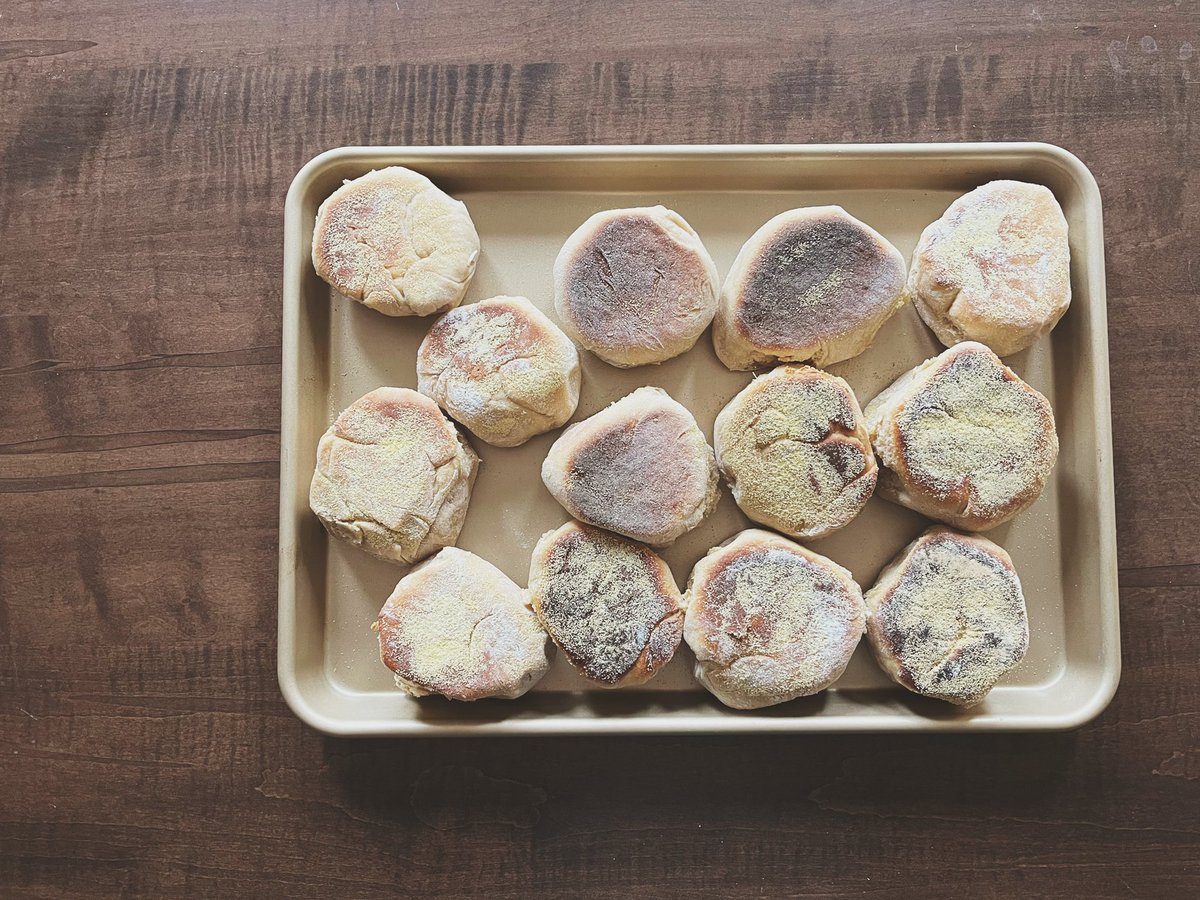 emily_fri's tweet photo. English muffins. This recipe worked so well.
#medcooking #medbaking https://t.co/rzAYJhC7gA