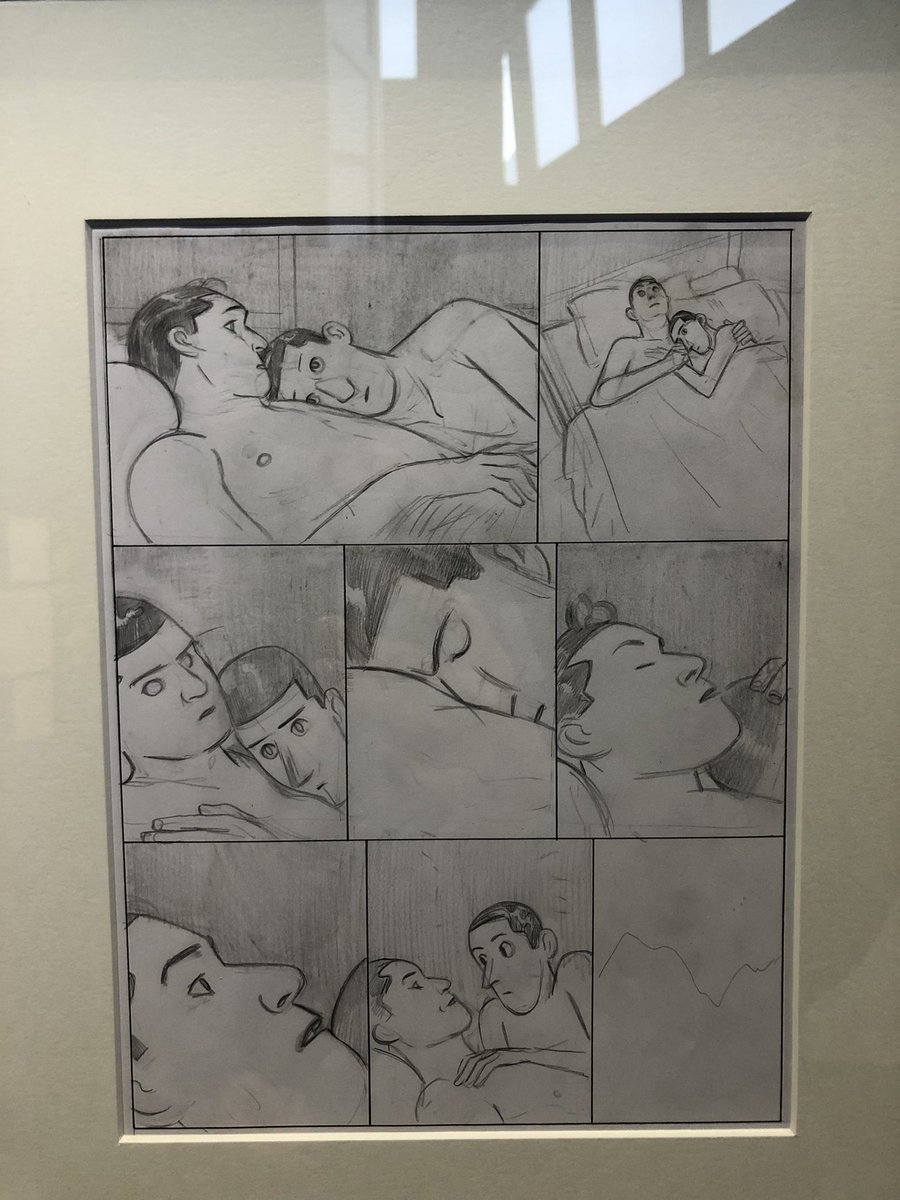 Exposition Thierry Smolderen à Angoulême : Le scénario est un bricolage, avec Alexandre Clérisse, Laurent Bourlaud et bien sûr @jorgeilustra qui a dessiné «Cauchemars ex machina», prix Goscinny 2023