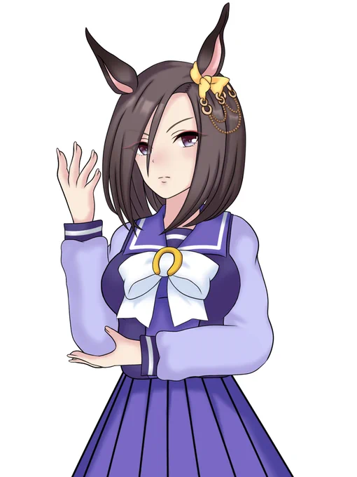 最近描いたグル姉(たわけトレはラフ状態) #ウマ娘  #エアグルーヴ