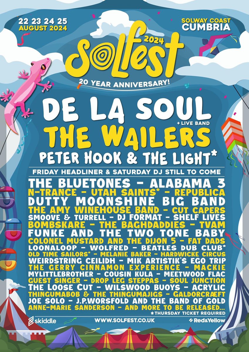 STRADA HEADLINE - @TheBluetones , @mikartistik , @TheLooseCut , and @WilswoodBuoys will be bringing the show to the mighty @solfestofficial 🤩☀️ #Solfest #thebluetones #mikartistik #theloosecut #wilswoodbuoys #festivals #Cumbria