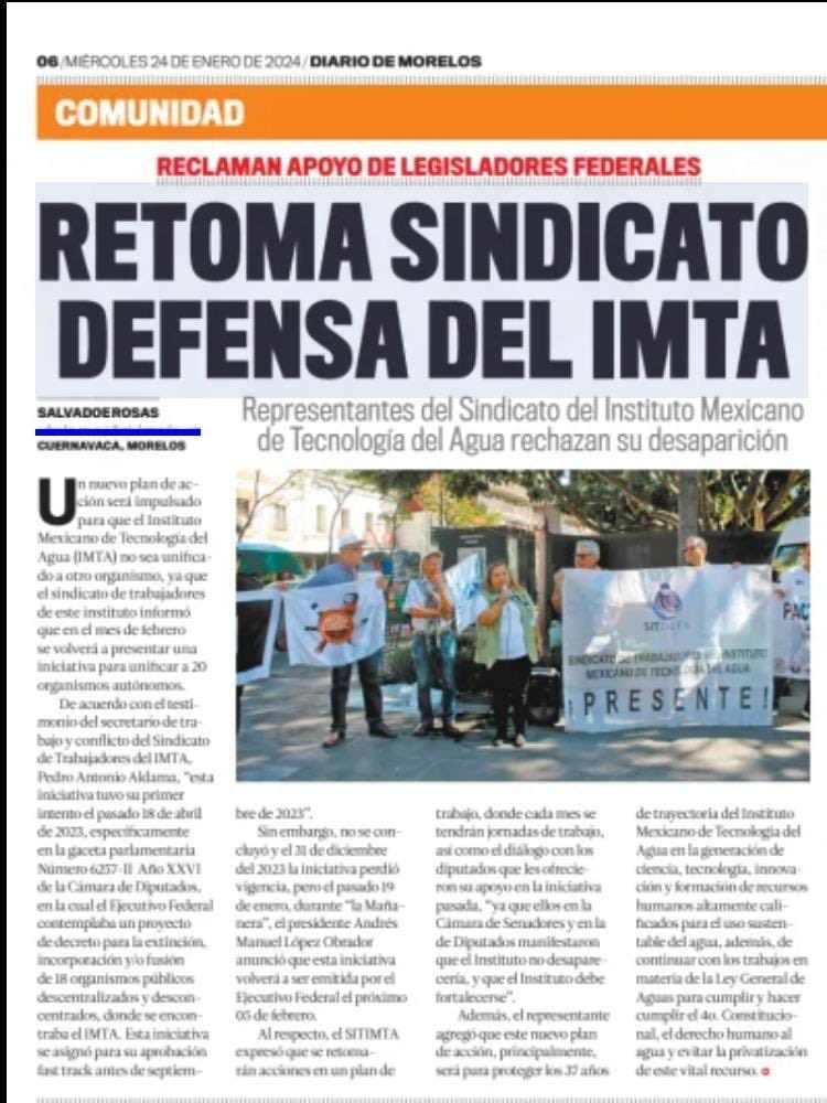 En defensa del IMTA…