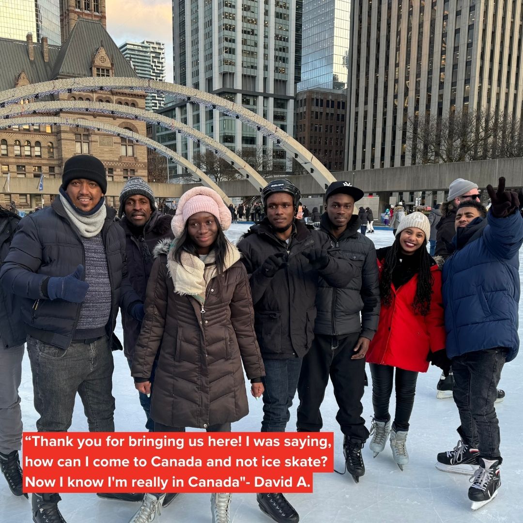 Homes_First's tweet photo. Highlights at Homes First: We took our clients on a few skating trips, some clients met @MayorOliviaChow & @chrisglover.
“Thank you for bringing us here! I was saying, how can I come to Canada and not ice skate? Now I know I'm really in Canada"- David A.
#HomefullToronto https://t.co/zwfZlEse5C