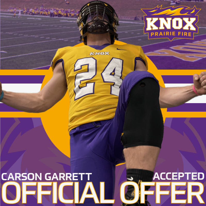 After a great conversation with @CoachDoughtyp , I am blessed and honored to receive and offer form Knox College to continue my athletic and academic career! Thank you @FB_KnoxCollege for the opportunity. @cavemanfootball @frontfiveOL @OFFA_Academy @bcavi68 @ryker_mathews…