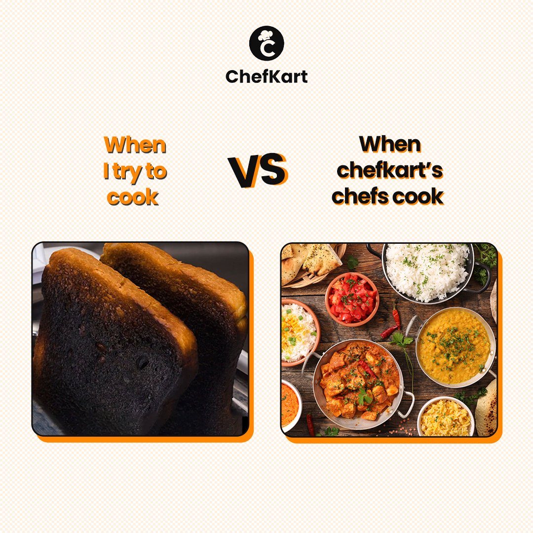 Book Chefkart now so that this doesn't happen with you😂 

#Memes #Food