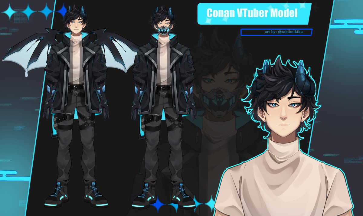ConanVT1's tweet image. Mein Model ist fertig :D
Artist @Takiimikiku 
Rigging @Taiga_Doria 
Danke an meine &quot;Eltern&quot; das sie ein so schönes Model erschaffen haben 
Danke nochmal an die zwei tollen Menschen

Video wie das Model sich bewegt in den Kommentaren