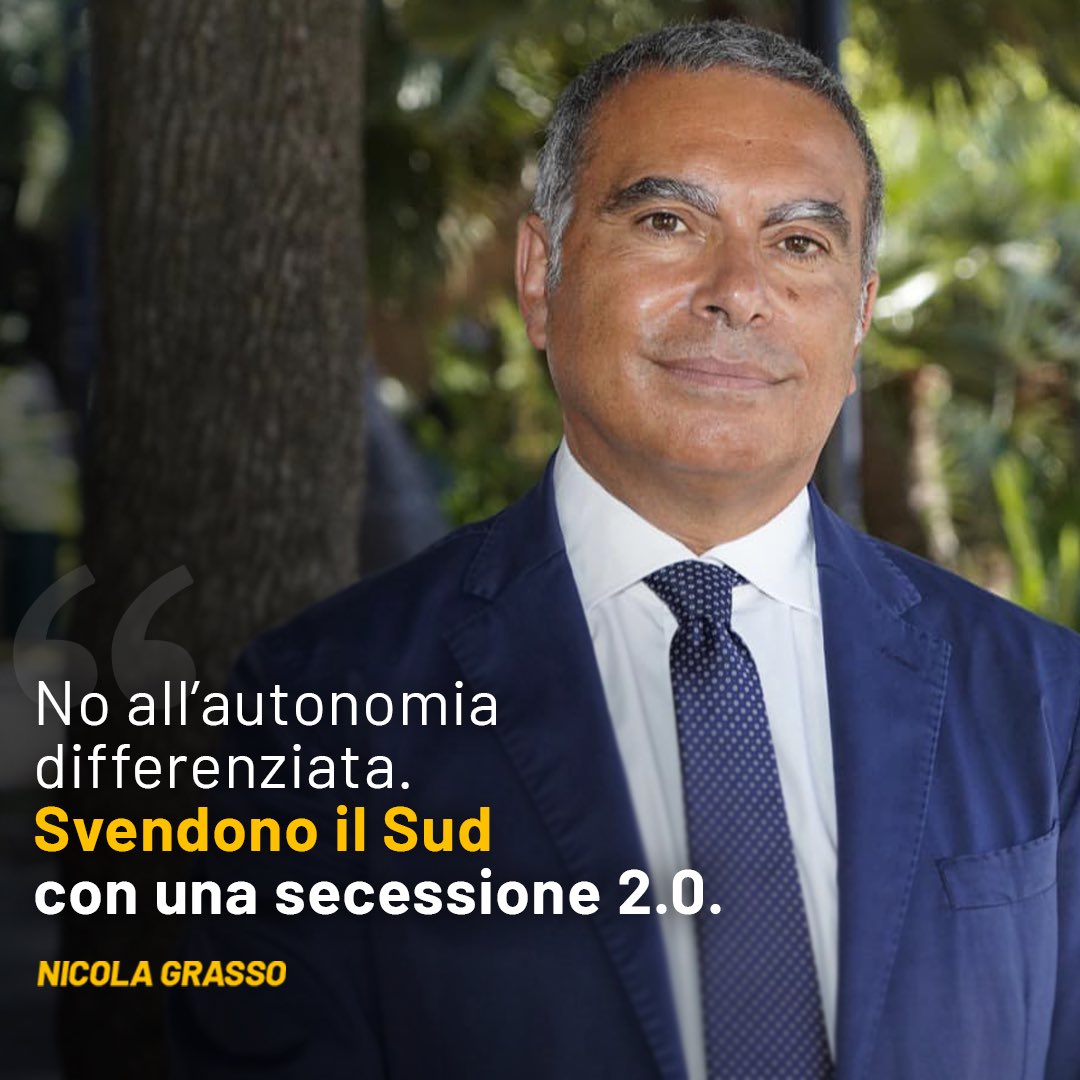 NicolaGrasso68's tweet image. Lottare per l’Italia unita. Non avrei mai immaginato potesse succedere, ma siamo arrivati a questo punto. Siamo tutti chiamati a fare la nostra parte. #autonomiadifferenziata #noad 

facebook.com/share/p/ADGGbf…