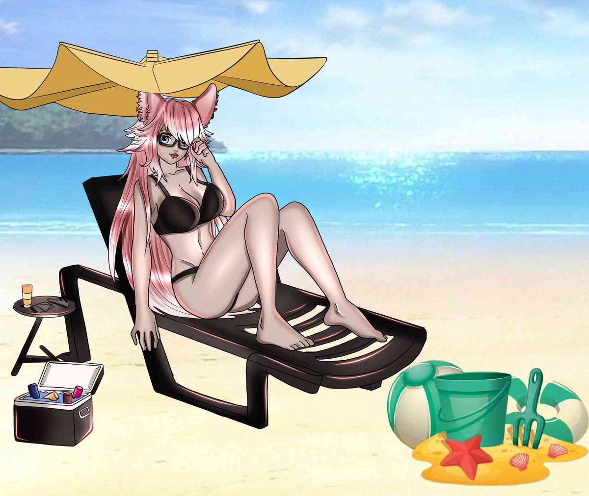 Just relax at the beach anyone want to join