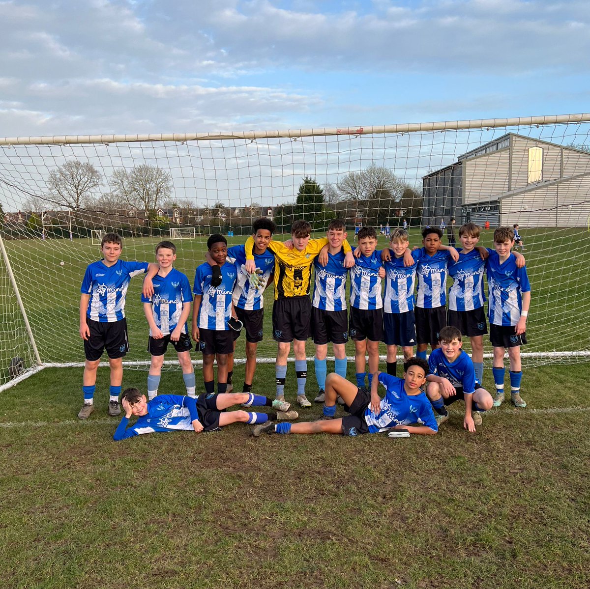Outstanding performance from the Year 8 football team who progress to the West Midlands Cup Semi Finals, with a 10-0 victory over Summerhill School🏆 goalscorers: Theo x3, Cairo x2, George x2, Fin x2 and Ashton. MOTM: Ashton 🦅